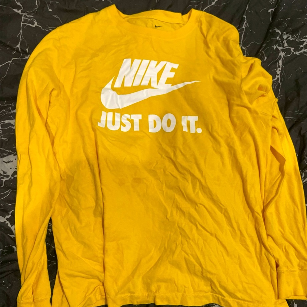 Yellow Nike Long Sleeve
